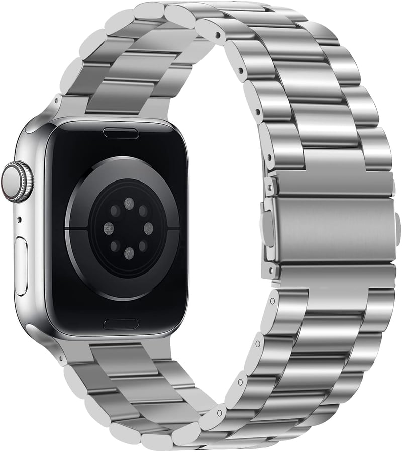 Apple Watch Rozsdamentes Acél Cserepánt - Minden Sorozathoz Kompatibilis