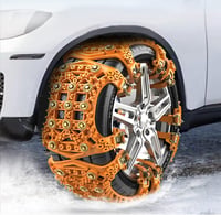 WYRIAZA Univerzális Hólánc 165-265mm, 6db, Gyorsrögzítésű, Széles Gumikhoz, 205/55 R16 - Sárga 3