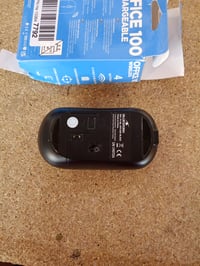 Bezdrôtová Bluetooth myš Bluestork, ultra tenká, 3200 DPI, tichá, nabíjateľná, kompatibilná s PC a Mac, s nano USB prijímačom, čierna 4