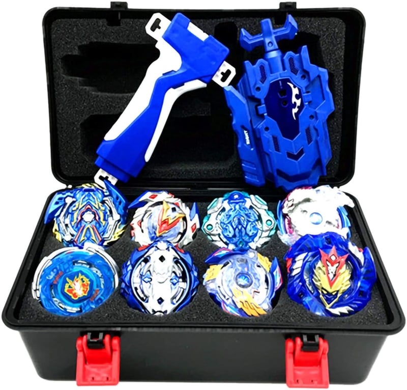 Beyblade Burst Turbo kék pörgettyű készlet 4D játék szett indítóval