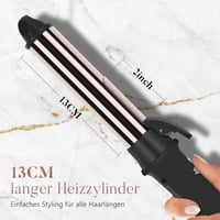 PARWIN PRO BEAUTY 360° Automata Forgó Hajgöndörítő 32mm - LCD Kijelzős Titán Bevonatú Hajformázó, Gyors Melegítés, Kétirányú Forgás 4
