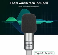 Boya BY-P4U USB-C mikrofon Android telefonokhoz és laptopokhoz, vlogoláshoz 3