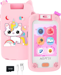 AGPTEK 32GB Gyerek MP3 Lejátszó Kamerával és Játékokkal, 2,8" Kijelző 1