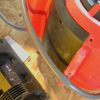 Akumulátorový hadicový navijak Einhell GE-HR 18/30 Li-Solo Power X-Change 18V, s 30 m záhradnou hadicou, na stenu — Striekacia hlavica (stav: pozri 2. obrázok) 2