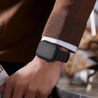 Apple Watch bőrhatású szilikon óraszíj, 1-5 széria iWatch-hoz 4