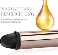 PARWIN PRO BEAUTY 360° Automata Forgó Hajgöndörítő 32mm - LCD Kijelzős Titán Bevonatú Hajformázó Nagy Göndör Fürtökhöz 2