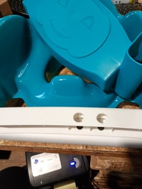 Reductor WC pentru copii Thermobaby Kiddyloo, verde smarald, 18 — defect, pentru piese: lipsesc picioarele și șuruburile (stare: vezi imaginea 2) 2