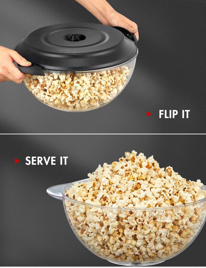 Yabano 5L-es Otthoni Popcorn Készítő Gép - Cukros és Olajos Pattogatáshoz, Levehető Sütőfelülettel