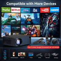 XGIMI 4K WiFi projektor, 20000 lumen, 300" vetítés, Bluetooth, zoom funkcióval 6