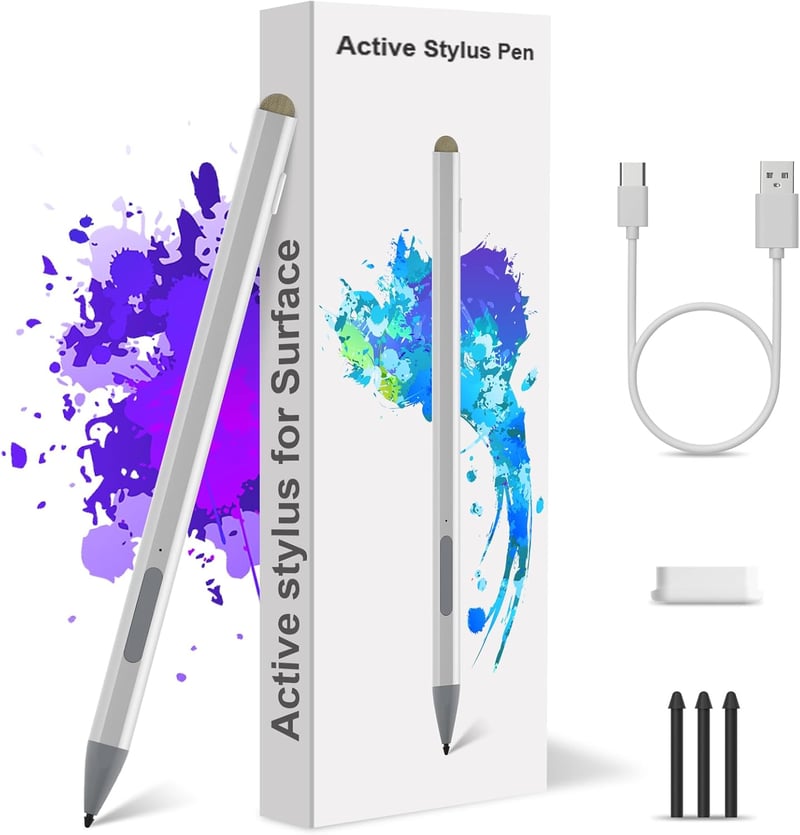 Microsoft Surface Pen - 4096 nyomásérzékeny USB-C-s érintőceruza, mágneses tapadással