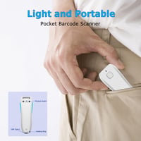 NETUM C850 3in1 Bluetooth QR és vonalkódolvasó, fehér - Gyors és pontos POS szkenner 5
