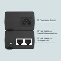 TP-Link PoE+ Injektor 30W - Gigabites, Fali/Asztali, Plug and Play - único, black 2