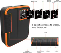 NewoCube DP3 Akkus Kompresszor - 12V Elektromos Pumpa Autóhoz, Biciklihez, Motorhoz (Narancssárga) 6