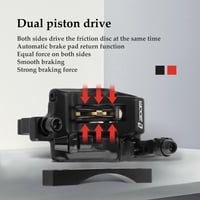 Yungeln Alumínium Hidraulikus Tárcsafék Xiaomi M365 1S Essential Pro Pro2 Elektromos Rollerhez - Adapterrel, Fekete, Rozsdamentes Acél 6