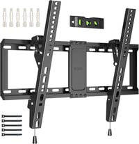 BONTEC Dönthető TV Fali Tartó 37-85 Colos LED LCD OLED Képernyőkhöz, Lapos és Ívelt TV-hez, VESA 600x400mm, 60kg Teherbírás 1