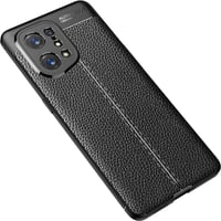 OPPO Find X5 karbon mintás védőtok - CruzerLite fekete ütésálló tok 1