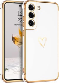 Samsung Galaxy S21 Ultra Csillogó Fehér Szilikon Védőtok 1