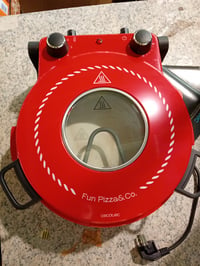 Cuptor electric pentru pizza Cecotec Fun Pizza & Co. Mamma Mía Window, 1200W, 400°C, piatră de copt, fereastră de vizualizare, temporizator 15 minute, încălzire sus-jos 3