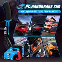 Easyhomie USB kézifékes szimulátor PC-s autóverseny játékokhoz - Logitech G27/G29/T300 kompatibilis (kék) 7