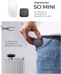 LISEN MagSafe indukciós töltőállomás iPhone, Apple Watch és AirPods készülékekhez - hordozható, utazáshoz 4