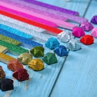 TOYANDONA 320db Csillogó Origami Csillag Papír - Kreatív DIY Kézműves Szett 3