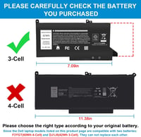 Dell Latitude 7000 sorozatú laptop akkumulátor 42WH, 6 cellás 4