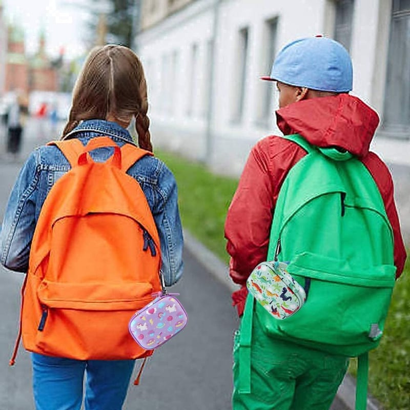 Leayjeen Kompakt Fényképezőgép Táska Gyerekeknek - Unikornis Lila Védőtok ASTGMI/Gofunly/ZHUTA Kamerákhoz - Vízálló, Ütésálló Kameratáska