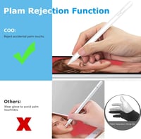Apple iPad Stylus Toll - Fehér, Gombos - Kompatibilis 2018-2023 Modellekkel 5
