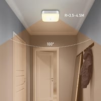 Toowell USB-s mozgásérzékelős LED mennyezeti lámpa, újratölthető akkumulátorral 5
