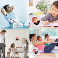 Qoosea Hordozható CD Lejátszó Bluetooth HiFi Hangszóróval - Falra Szerelhető Zenelejátszó FM Rádióval, Távirányítóval és MP3 Csatlakozóval 6