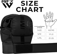 WFX MMA kesztyű martial arts sparring grappling muay thai edzéshez 5