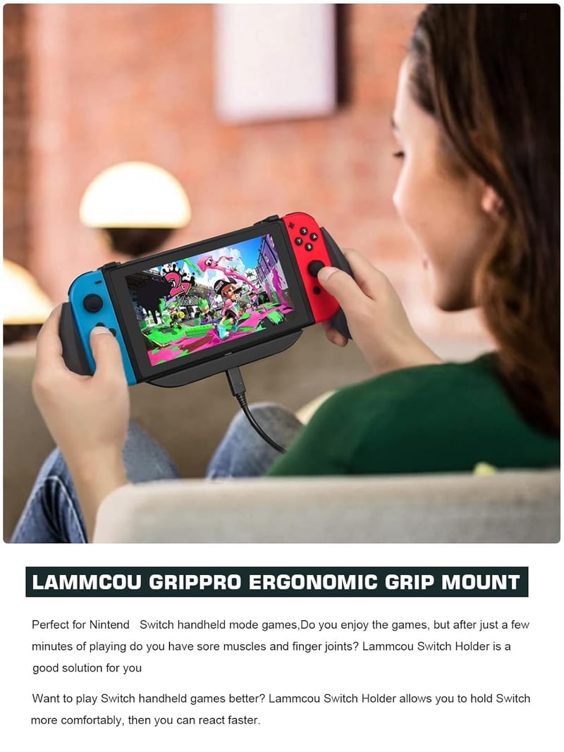 Nintendo Switch XL markolat - Fekete tartóállvány játéktárolóval