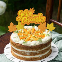 KOBOKO 13 db-os Őszi Juharlevél Torta Dekoráció Szett - Sütidekor Őszi Sütemény Díszítő Kellék Hálaadásra 3