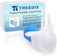 Treedix DC 12V Mini Perisztaltikus Pumpa - Laboratóriumi, Akváriumi és Arduino DIY Adagoló Szivattyú, 100ml/perc Áramlással, Kék 1