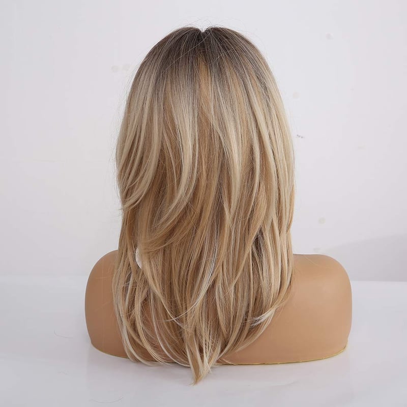 Haircube Hosszú Szőke Hullámos Paróka - Vállig Érő Műhaj Női Viselet
