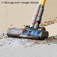 Avalsor Vezeték Nélküli Porszívó 45000Pa/550W - 70 Perces Üzemidő, 1.5L Tartály, LED Érintőkijelző, Szőnyeg/Kemény Padló/Állatszőr Eltávolít 4