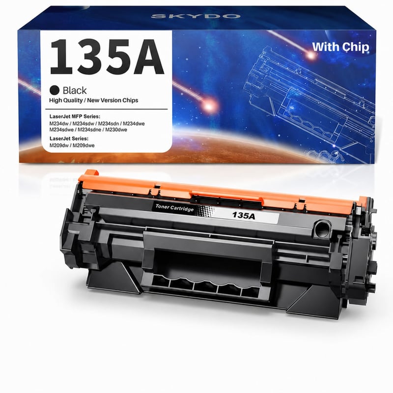 SKYDO 135A W1350A Crni toner s čipom, kompatibilan za HP LaserJet M209dw M234dw M234sdw M234sdn MFP pisače — set od 1 kom.