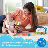 Fisher-Price Érzékfejlesztő Ajándékszett Babáknak - Készségfejlesztő Játékkészlet Állatfigurákkal 3-18 Hónapos Kortól 2