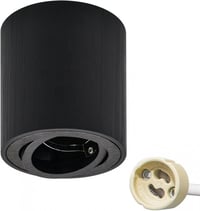 KYOTECH Forgatható Fekete LED Fali Lámpa GU10 Foglalattal 1