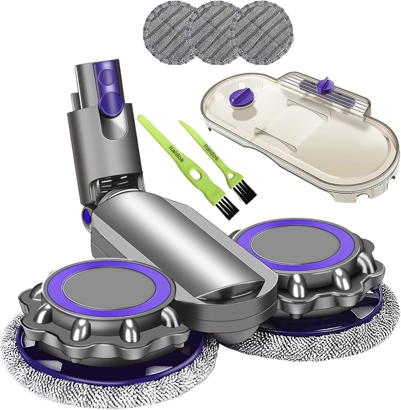 Dyson Digital Slim V12 Fluffy kompatibilis motoros padlókefe mikroszálas kendővel