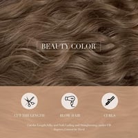 HAIRCUBE Rövid Bob Paróka Frufruval - Természetes Hatású Barna Műhaj, Hőálló Szintetikus Szálak, Napi Viseletre 6