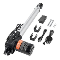 VEVOR Lineáris Aktuátor Készlet 250mm, Nagy Sebességű 24V Emelőmotor 1000N Teherbírással, IP44 Védettségű TV/Asztal/Kanapé Mozgatáshoz - Táp 1