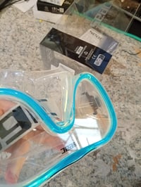 SEAC Natua egylencséjű búvár- és snorkelmaszk szilikon kerettel, uniszex felnőtt méret — vízcseppes orr-rész (állapot: lásd a 2. képet) 4