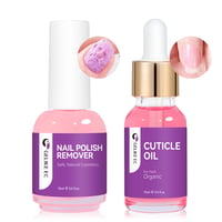Gelike gél körömlakk eltávolító szett kutikulaolajjal - Gyors, kíméletes, profi (2x15ml) 1