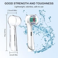 Oral-B kompatibilis átlátszó fogkefefejvédő, 10 db-os szett 2