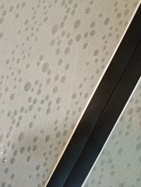 vidaXL Hliníková sprchová stena čierna 120x117 cm 3-dielna - Poškriabaný panel (Kozmetické poškodenie — poškriabaný jeden panel (stav: viď 2. obrázok) 2