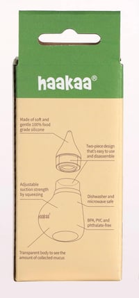 Haakaa átlátszó szilikon orrszívó babáknak - Biztonságos, könnyen használható, újszülötteknek 10