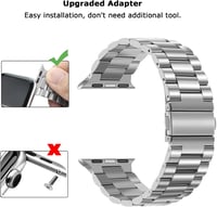 Apple Watch Rozsdamentes Acél Cserepánt - Minden Sorozathoz Kompatibilis 4