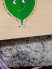 HABA Vkladacie puzzle Ovocie a farby — DROBNÉ POŠKODENIE NA SPODNEJ ČASTI LISTU (stav: pozri 2. obrázok) 2