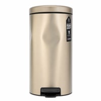 Brabantia NewIcon pedálos szemetes 30 literes, pezsgő arany színű, acél, csendes — be van horpadva az oldala (Outlet termék) 1